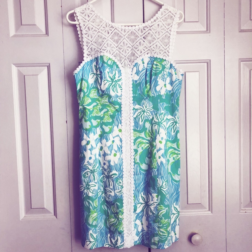 Lilly Pulitzer Lagoon Green Dress